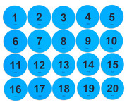 Betzold Zahlenkreise für bewegten Unterricht 5