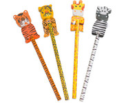 Bleistift Wilde Tiere 4 Stück im Set verschiedene Motive 1