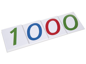 Betzold Grosse Zahlenkarten, 1 - 1000