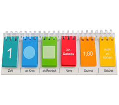 Betzold Dezimal-Flip Mathematik-Lernmittel - 6-stelliges Flip Für Grundschüler | Farbige Stellenwerte