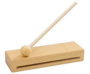 Betzold Holzblocktrommel mit Schlägel 2