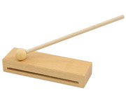 Betzold Holzblocktrommel mit Schlägel 3
