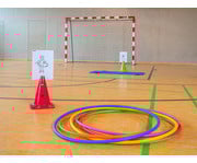 Betzold Gymnastik Reifen Regenbogen Set 6 Stück 5
