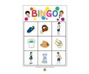 Bildkarten Bekleidung inkl Bingo Spiel 2