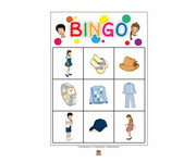 Bildkarten Bekleidung inkl Bingo Spiel 3