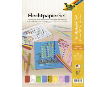 Flechtpapier Set