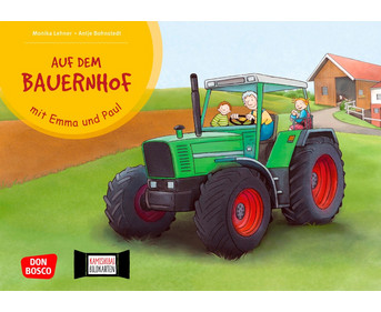 Kamishibai Bildkarten Auf dem Bauernhof mit Emma und Paul