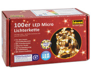 Lichterkette 100er Micro LED für Innen und Aussen 1