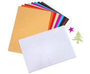 Glitter Kraftpapier 10 Farben 24 x 34 cm 3