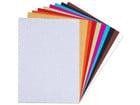 folia Glitter Kraftpapier 24 x 34 cm 10 Bogen 10 Farben