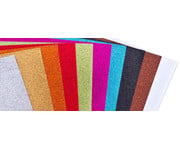 folia Glitter Kraftpapier 24 x 34 cm 10 Bogen 10 Farben 3