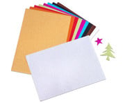 folia Glitter Kraftpapier 24 x 34 cm 10 Bogen 10 Farben 4