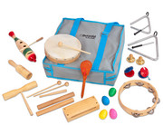 Betzold Rhythmik Tasche mit 19 Instrumenten 1