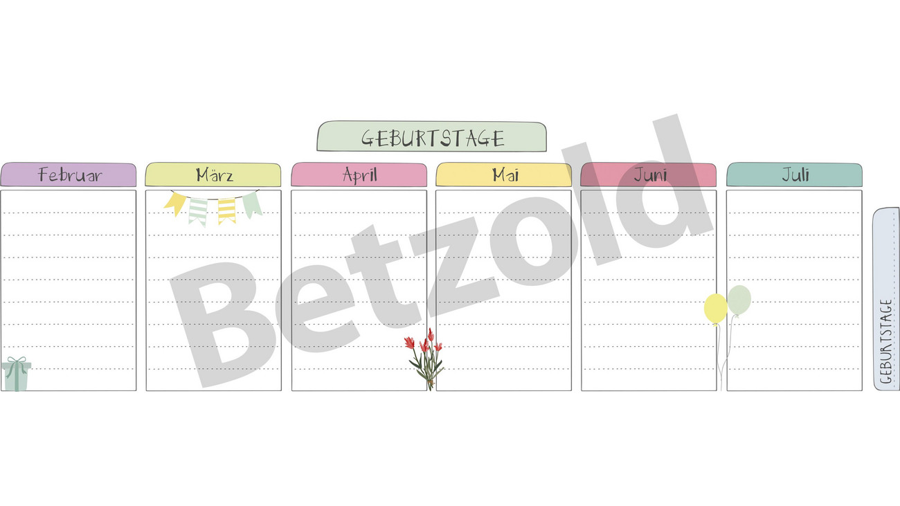 Kita Tischkalender 2021 2022 Im Schicken Design Betzold