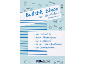 Betzold Bullshit-Bingo für Lehrer/innen, Spieleblöckchen