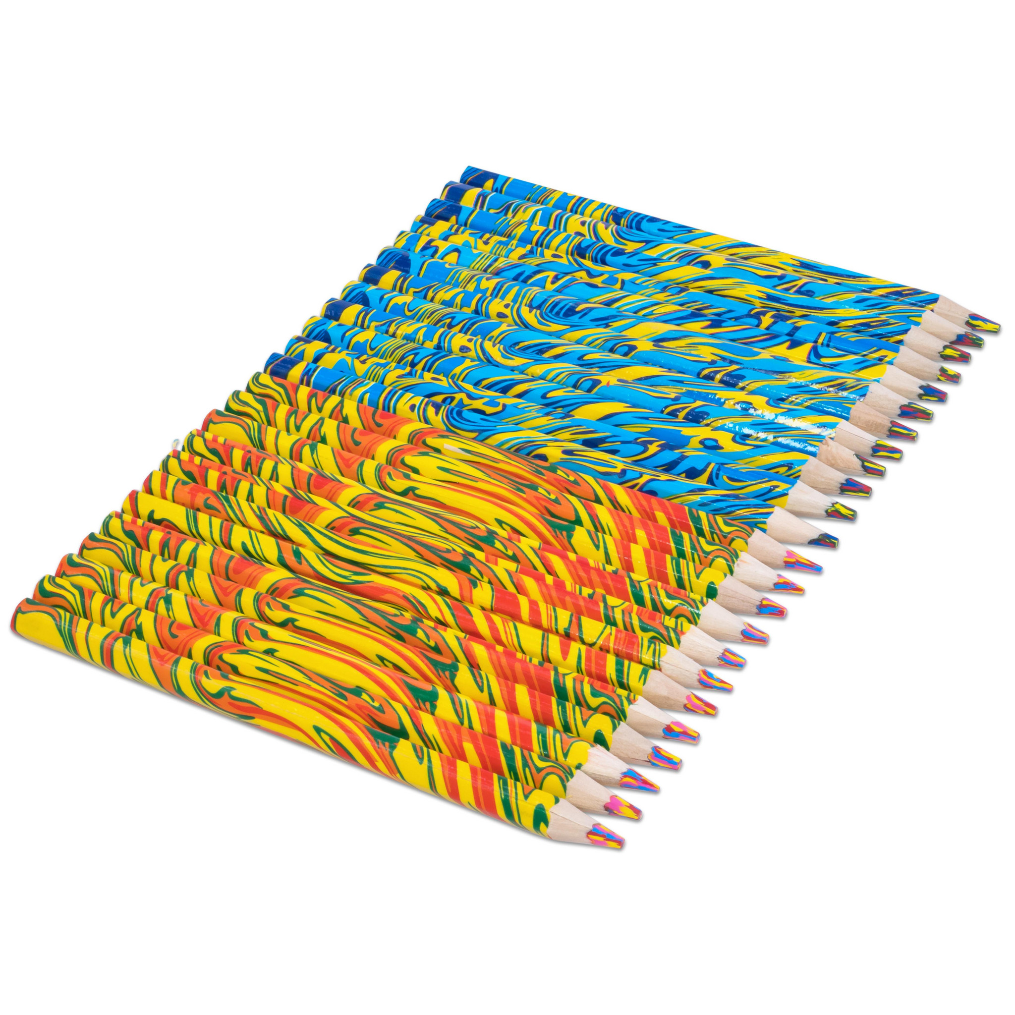 Produktbild von Sinwind Regenbogenstifte, 30 Stücke Zeichnung Bleistift 4 In 1 Regenbogen Buntstift Set