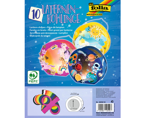 Bastelset Für 10 Rote Martinslaternen – Inkl. Rohlinge, Transparentpapier & Bügel, Ideal Für Kindergarten, Schule (ca. 19 Cm Durchmesser)
