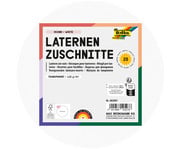 folia Transparentpapier Zuschnitte weiss 20 Stück rund 1