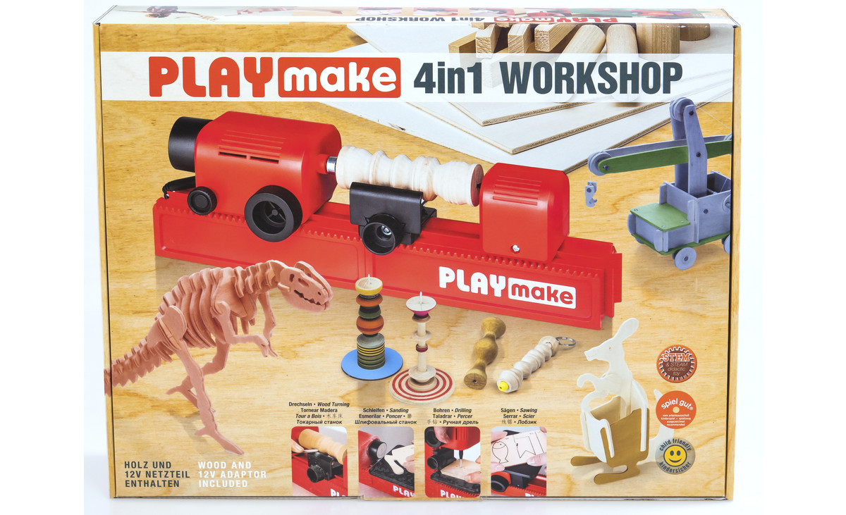 PLAYmake 4in1 Workshop | 4 Holzwerkzeuge | BETZOLD