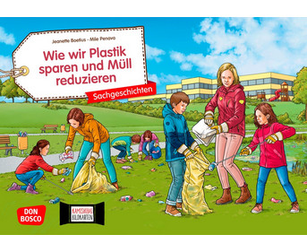 Kamishibai Bildkarten Wie wir Plastik sparen und Müll reduzieren