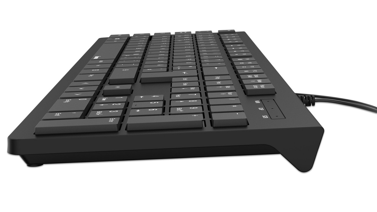 „KC-200“, hama Schwarz Basic-Tastatur
