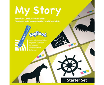 Anybook My Story Starter Set Reader mit Lernspielkarten