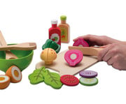 Salat Set aus Holz 29 teilig 2
