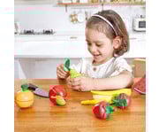 Obst Set aus Holz 9 teilig 5