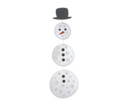 Prickel Vorlagen Schneemann 10 Stück 4