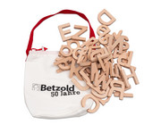 Betzold Holzbuchstaben Set im Fühlbeutel 1