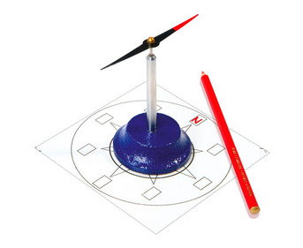 Betzold Magnetnadel Stativ und Windrose