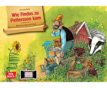 Kamishibai Bildkarten Wie Findus zu Pettersson kam