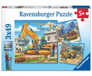 Ravensburger Puzzle Grosse Baufahrzeuge 3er Set 1