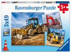 Ravensburger Puzzle Baufahrzeuge im Einsatz 3er Set