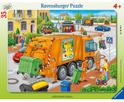 Ravensburger Rahmenpuzzle Müllabfuhr 1