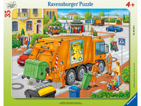 Ravensburger Rahmenpuzzle „Müllabfuhr“