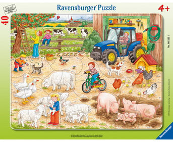 Ravensburger Rahmenpuzzle Auf dem grossen Bauernhof