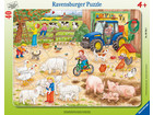 Ravensburger Rahmenpuzzle Auf dem grossen Bauernhof