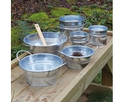 Metallschüsseln Sand und Matsch Set 6 teilig 3