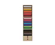 Tonkarton 180 g/m² DIN A4 1800 Blatt inkl MDF Regal 2