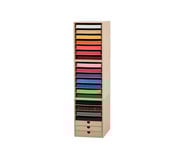 Tonkarton 180 g/m² DIN A4 1800 Blatt inkl MDF Regal 3