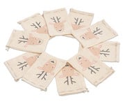folia Jutesäckchen Rentier 10 Stück 5