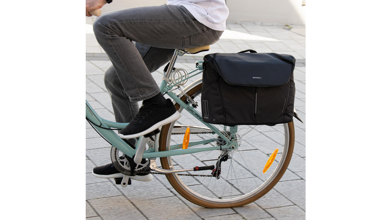 Fahrradtasche mit Smartphone-Halterung, wasserdicht und stabil, mit  Stauraum - Schwarz - German