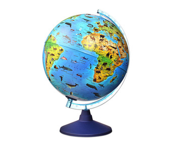 3 D Zoo Globus