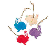 Holzanhänger Ostern 200er Set 6