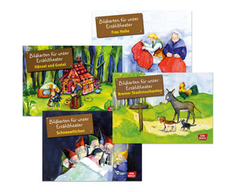 Kamishibai Bildkarten Märchen 4er Set