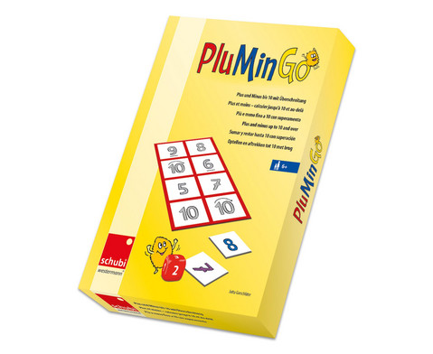 PluMinGo - Lernspiel Plus und Minus bis 10 mit UEberschreitung