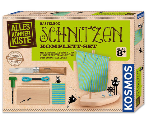 KOSMOS Bastelbox - Schnitzen Komplett-Set