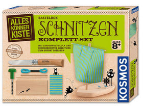 KOSMOS Bastelbox - Schnitzen Komplett-Set