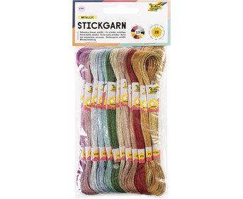 folia Stickgarn metallic